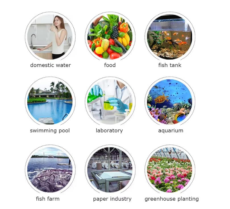 SqkjIvy PH Meter for Water Hydroponics Digital PH Tester Pen 0.01 High Accuracy Pocket Size with 0-14 PH Measurement Range for Household Drinking, Pool and Aquarium