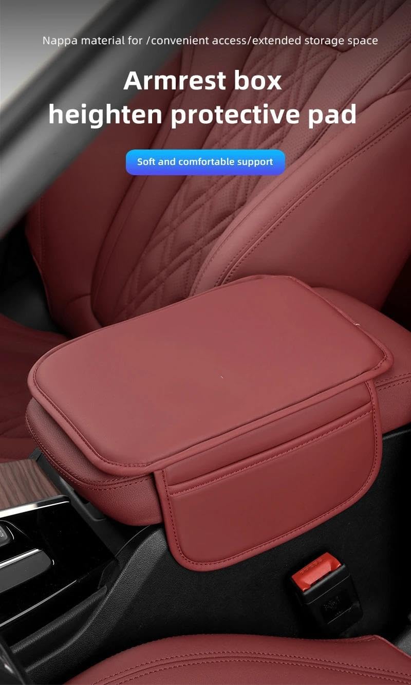 Copribracciolo Auto Per 107 408 4008 308 3008 5008 508 2008 | Comoda Copertura Del Bracciolo In Pelle. Installazione Rapida CPXCTZFZUB