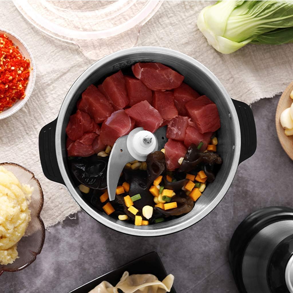Meat Grinder, Food Processor 3L Stainless Steel Chopper for, Vegetables, Fruits and Nuts