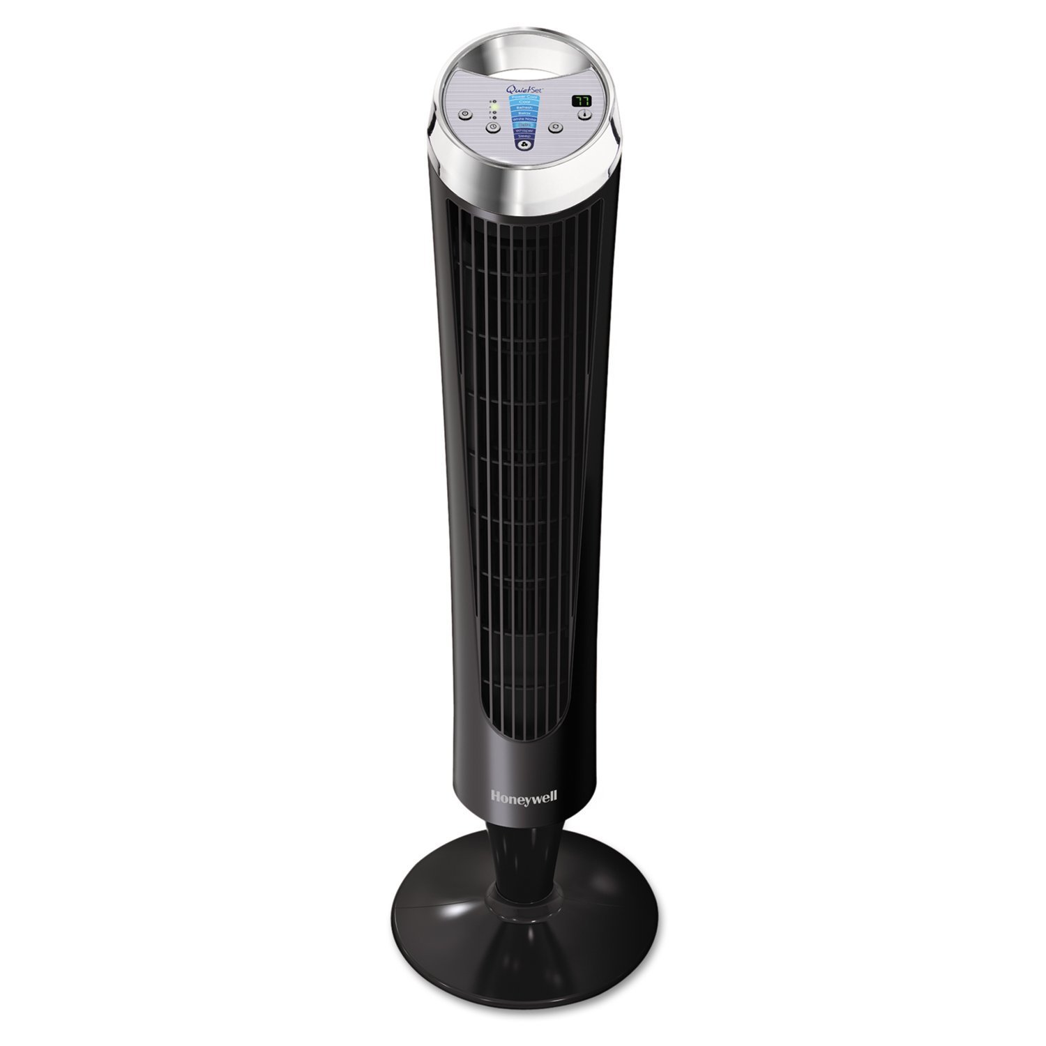 Honeywell HY-280 QuietSet Whole Room Tower Fan Black 2-Pack