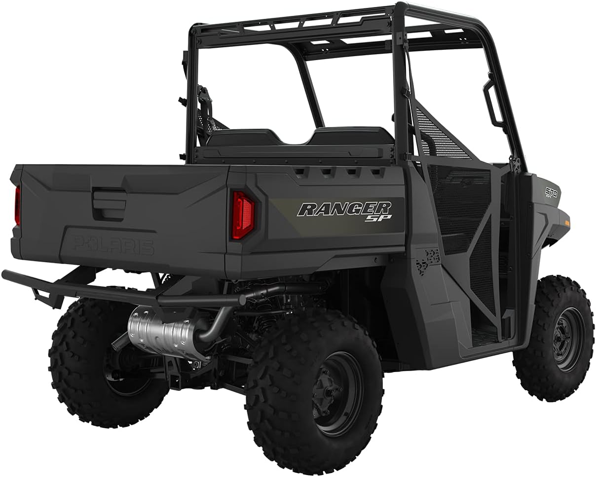 Polaris Rear Bumper for RANGER 570 SP, CREW & PRO XD, Steel, Black, For Rear End Protection, Compatible With Accessories - 2885087