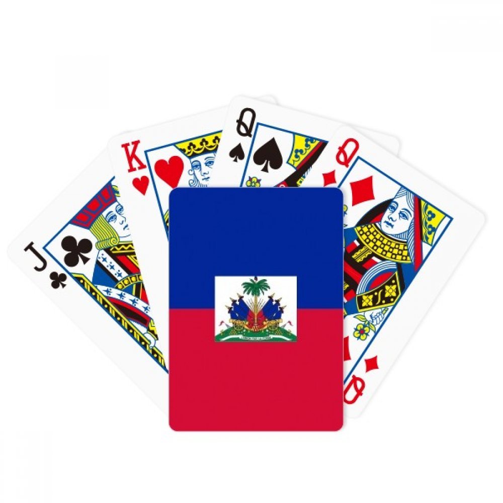 DIYthinkerHaiti National Flag North America Country Poker Playing Cards Tabletop Game Gift