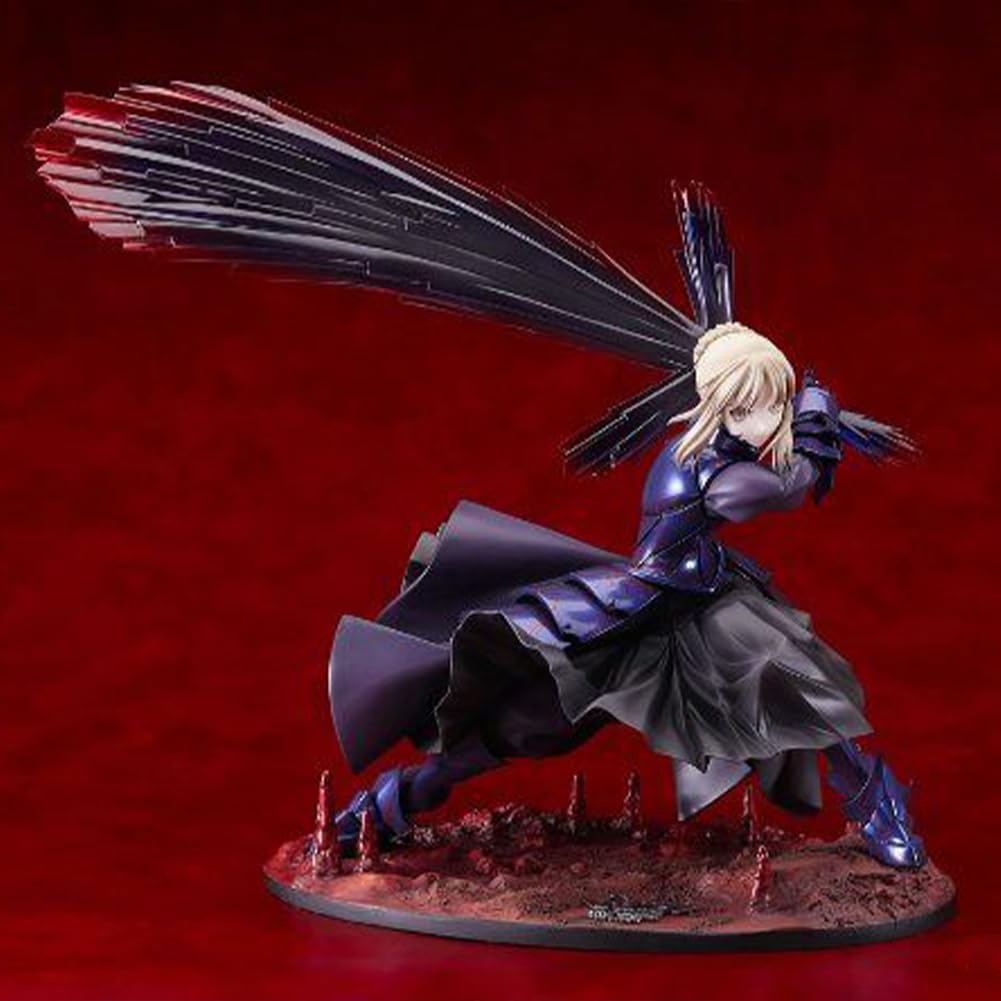 Zhongkaihua Fate Stay Night Figure Saber Altria Pendragon Action Figure FGO Anime Figurine Cavalleria Spada che brandisce statua in piedi modello da collezione ornamenti 19 cm