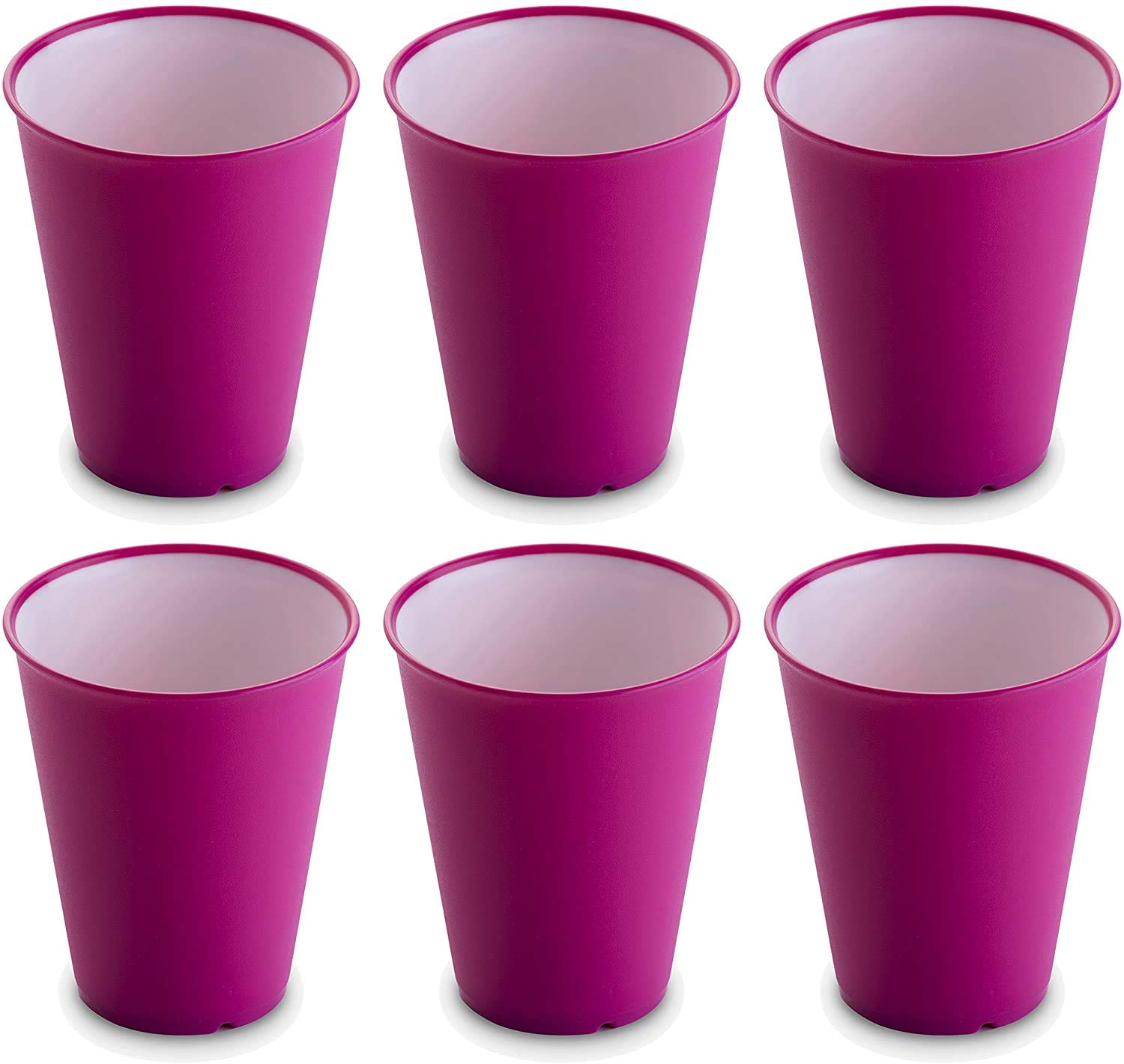 omada Design, Satz 6 Stücke Bargläser, Cocktailgläser oder 30Cl Gläser, Linea Sanaliving, Made in Italy, Gläser aus Kunststoff und integrierten antimikrobiellen Mitteln, um Bakterien und Pilze.