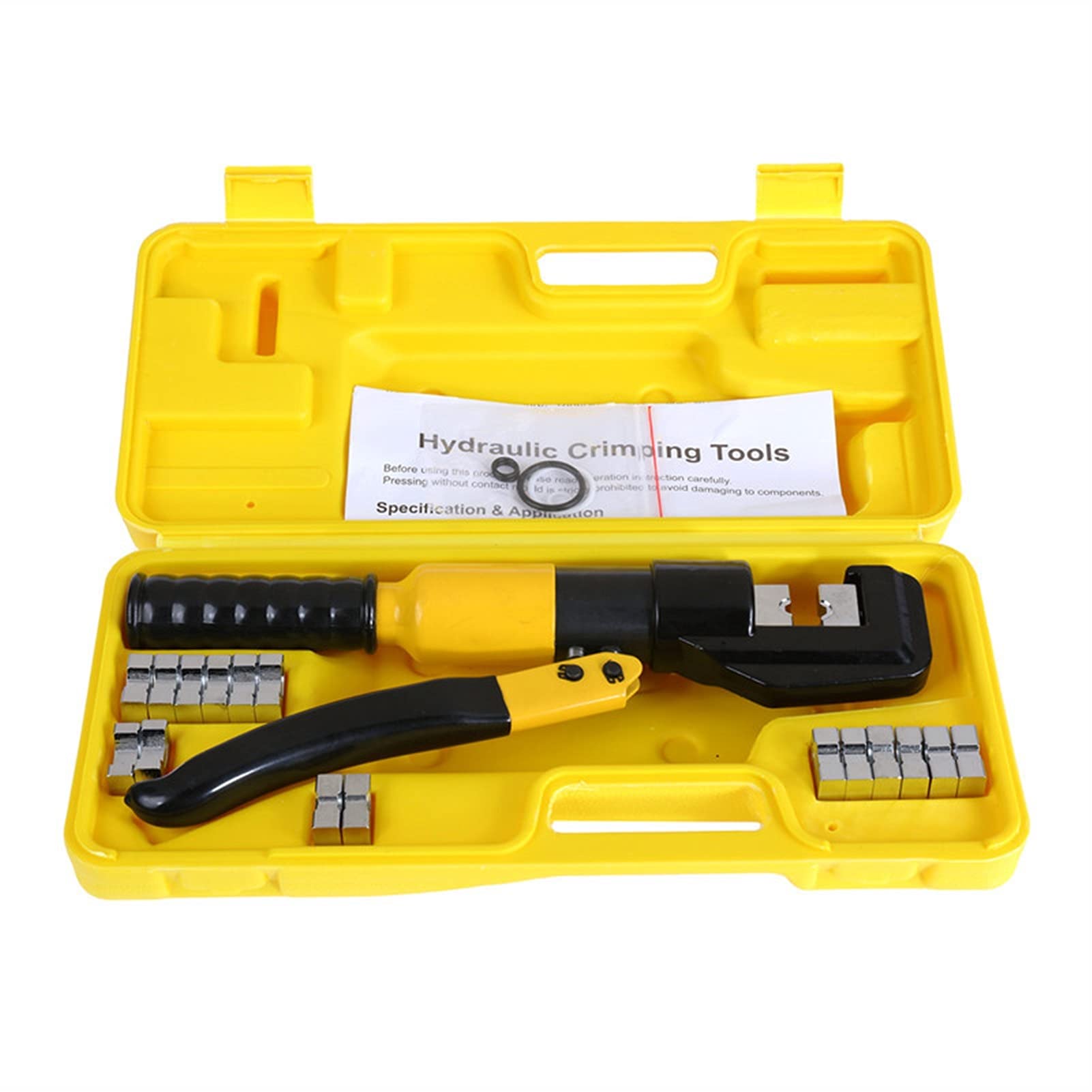 Hydraulic Crimping Tool Hydraulic Crimping Tool Cable Lug Crimper Plier Compression YQK-70 4-70mm2 Pressure 5-6T Wire Kit(Style 1)