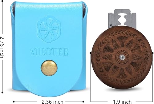 Miniatura 2 de VIROTEE Herramienta de puntuación cojo de pan OVNI, cortador cojo de pan para hornear masa madre, cortador de cuchillo de afeitar con bolsa para