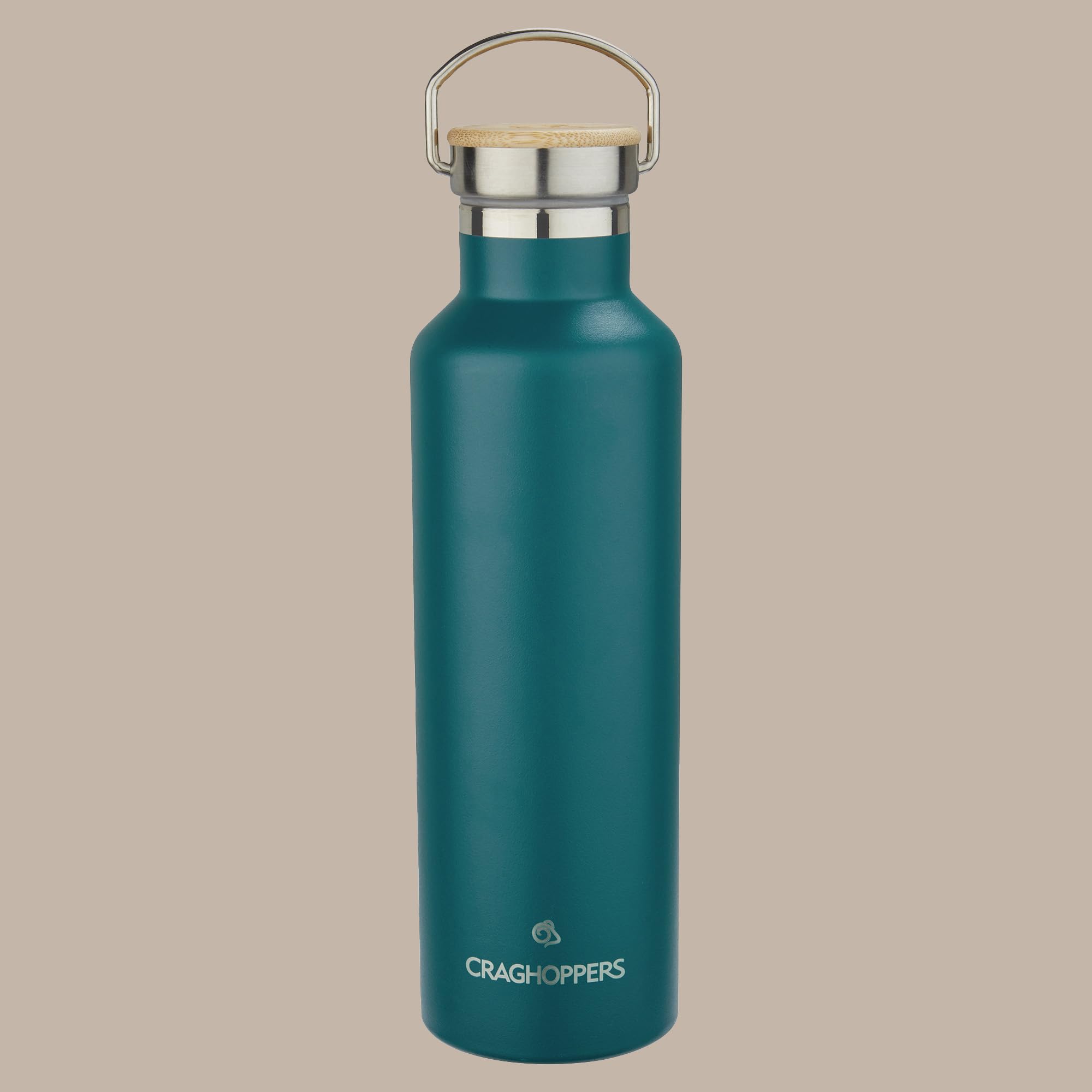 Craghoppers Izolowana butelka na wodę z uchwytem, podwójna ścianka, technologia termiczna - pojemność 750 ml
