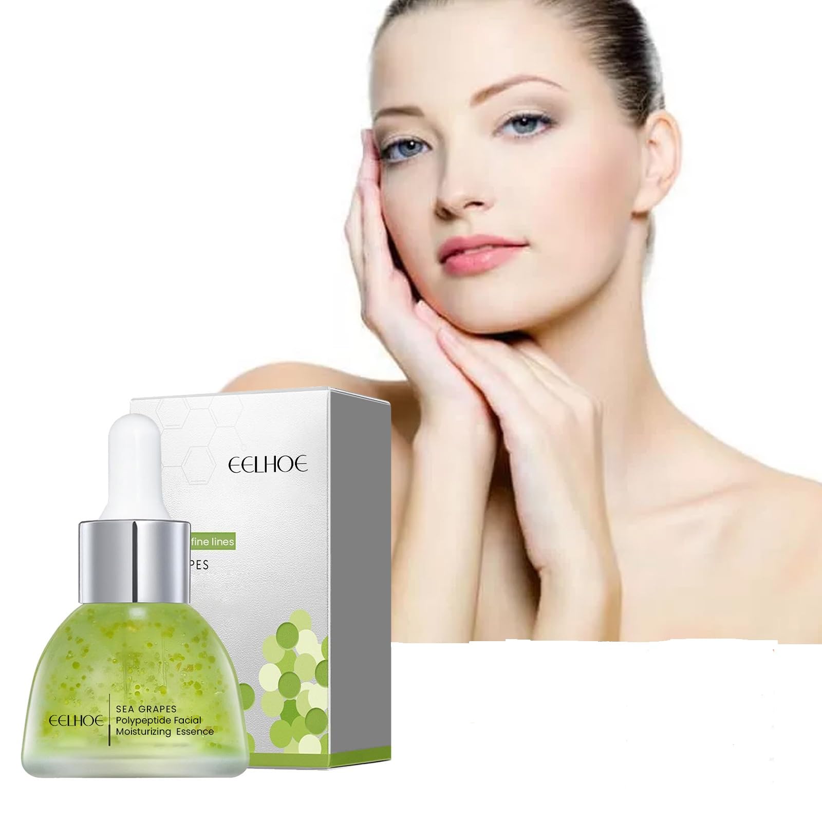 5pcs Luminea Sea Grape Facial Serum, Sea Grape Moisturizing Essence, Luminea Face Serum