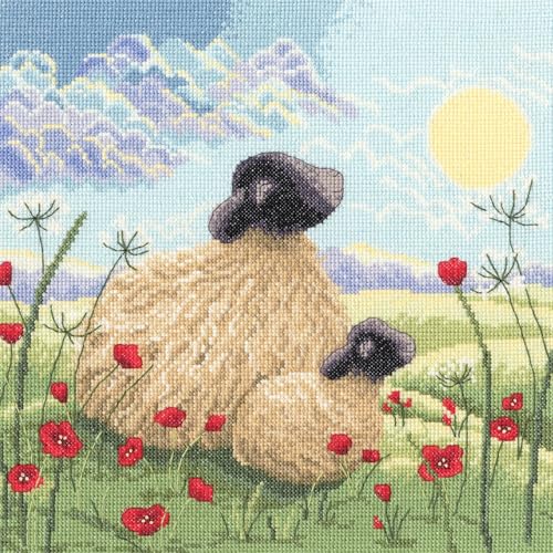 Bothy Threads Mum and Me cadeau de naissance fait main à broder