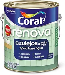 RENOVA AZULEJOS & MUITO MAIS BRILHANTE BRANCO 3,6L - CORAL