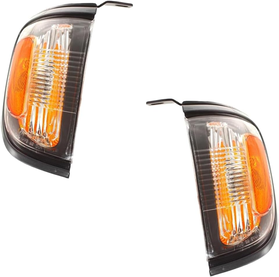 Rareelectrical New Pair Of Corner Light Compatible With Toyota Tacoma Pre Runner 4 Cyl 2.7L Tacoma Dlx 4 Cyl 2.4L 2001-2004 By To2520160 To2521160 8162004070 8161004070