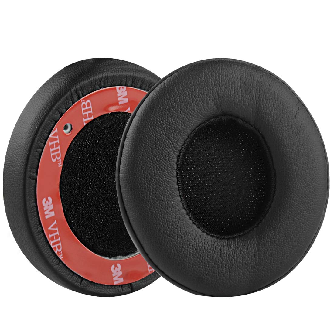 Condition photo showing New/Like New for geekria replacement ear pads compatible with beats solo 2 wired (b0518) headphones ear cushions, repair parts (black)