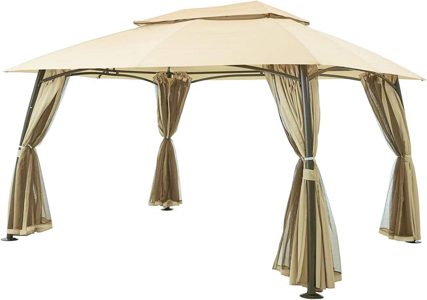 Garden Winds Replacement Canopy Top Cover for Barton 10 x 13 Gazebo - Riplock 350