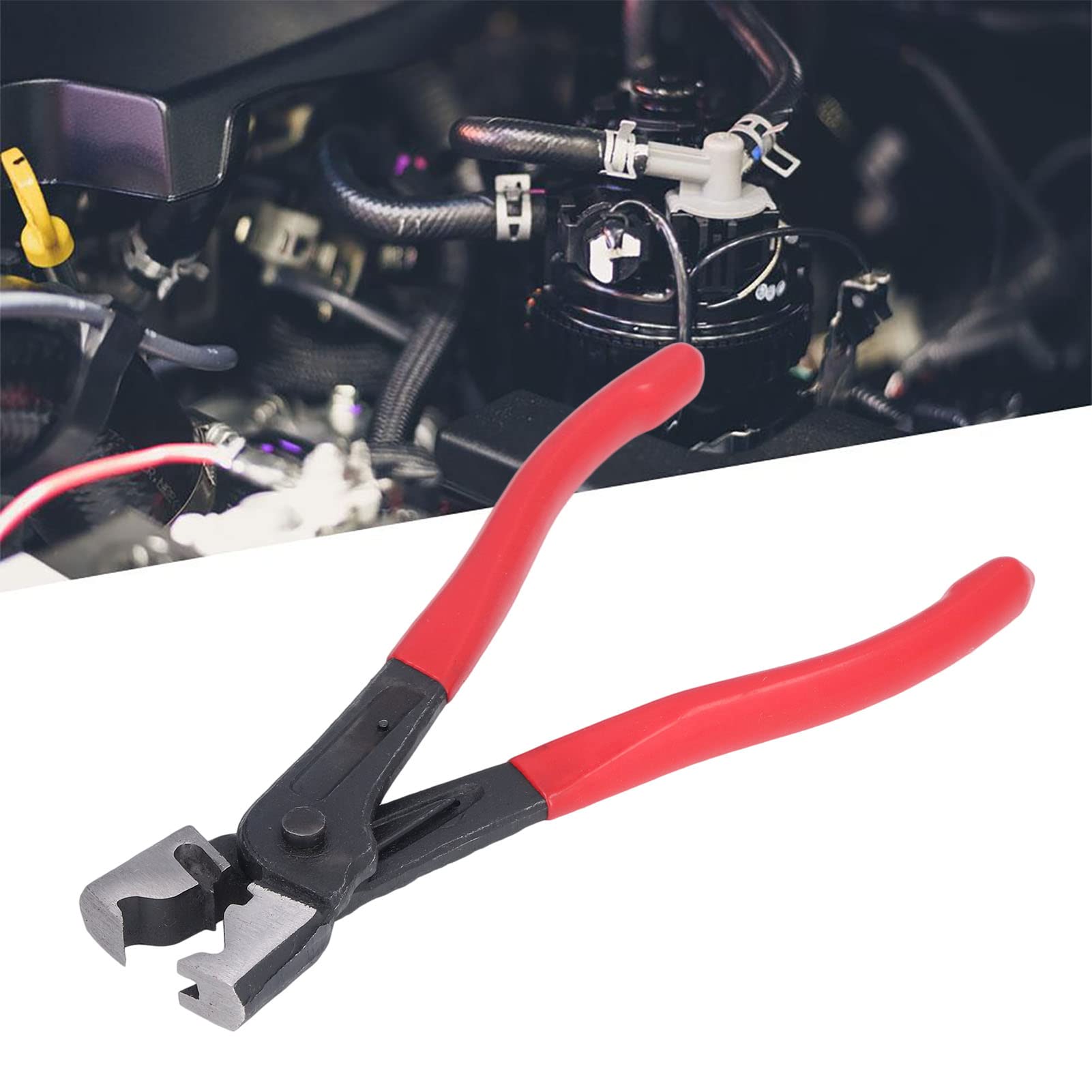 Pinza per Fascette Stringitubo Pinza per Collare Tipo R in Acciaio Al Carbonio per Risparmiare Manodopera Pinza per Fascetta per Stivale CV per la Manutenzione Automobilistica