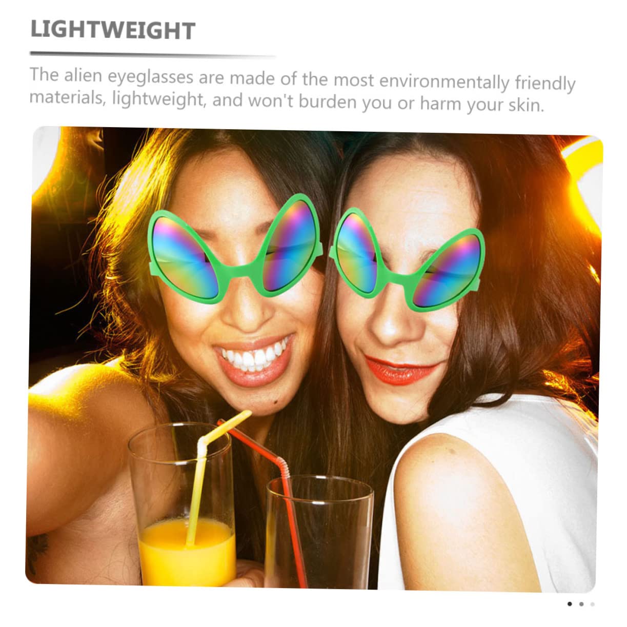 VALICLUD gafas extraterrestres favores de fiesta gafas de sol gafas de sol para fiesta gafas alien gafas sol gafas fiesta anteojos gafas de verano accesorios de fiesta el plastico
