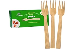 50 Count Bamboo Forks