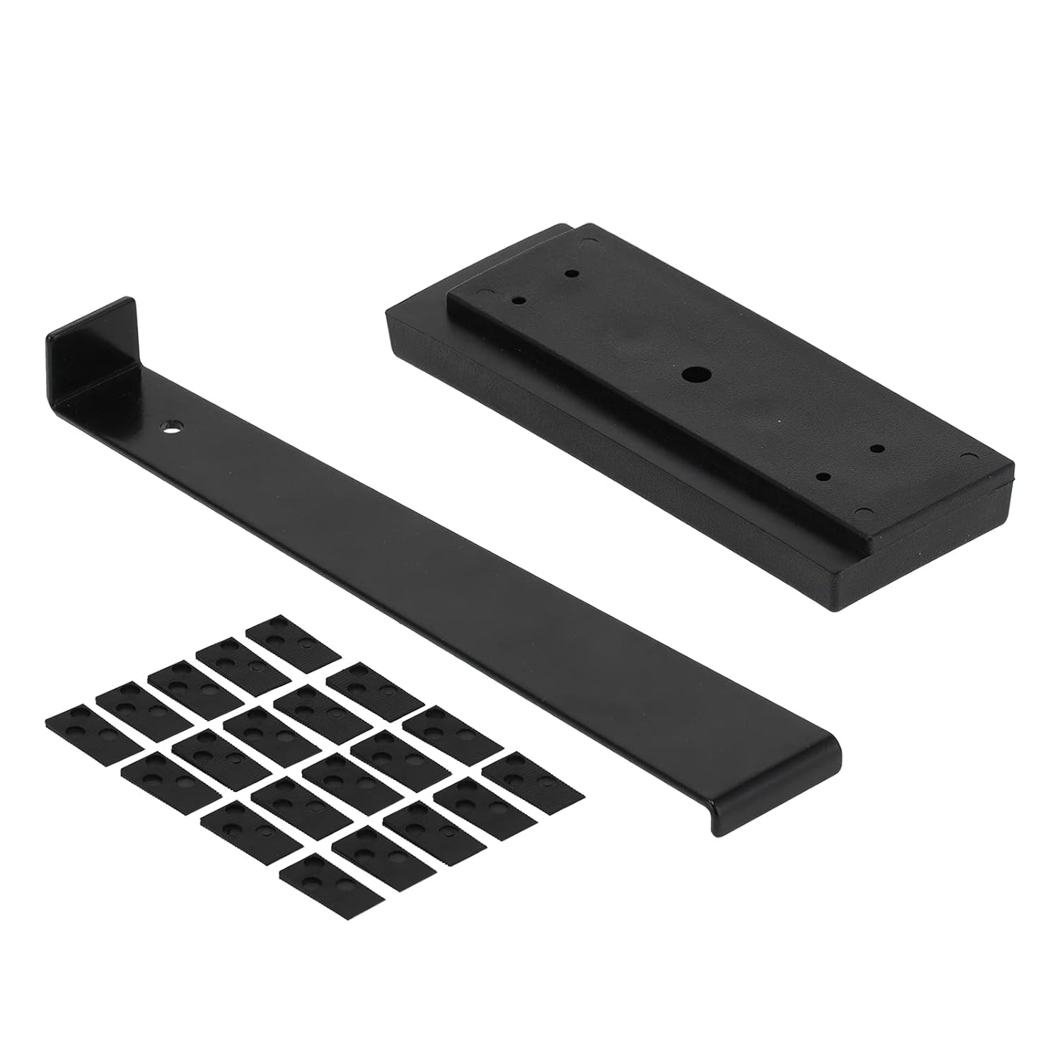 Laminate Flooring Installation Kit, Professional Wood Floor Tools with Pull Bar, Tapping Block, 20 Spacers, Black, PP and ABS and Iron