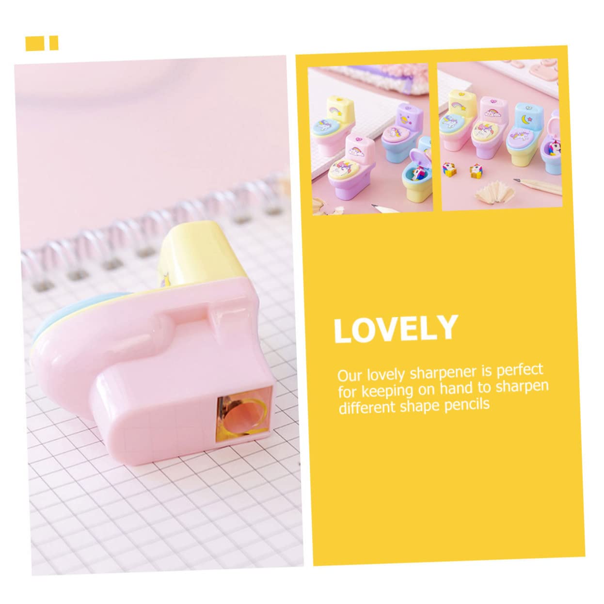 Ciieeo 36pezzi Temperamatite Adorabili Per Ragazzo Ragazza Manuali e Portatili Per Scuola e Regali Design Creativo e Facile Da Usare