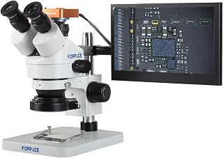 KOPPACE 3.5X-180X 40 Million Pixels Microscope Camera Trinocular Stereo Mobile Phone Repair Microscope 13.3 inch Display Screen
