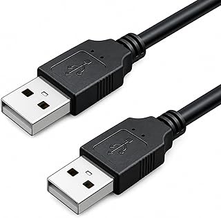 PrimeX PX-USB10 1 Metre USB to USB Erkek Kablo, USB-A Erkek Erkek Bağlantı Kablosu, Notebook Soğutucu USB Kablosu, USB Fan ve Uyumlu Cihazlar İçin 1 Metre USB Güç Bağlantı Kablosu