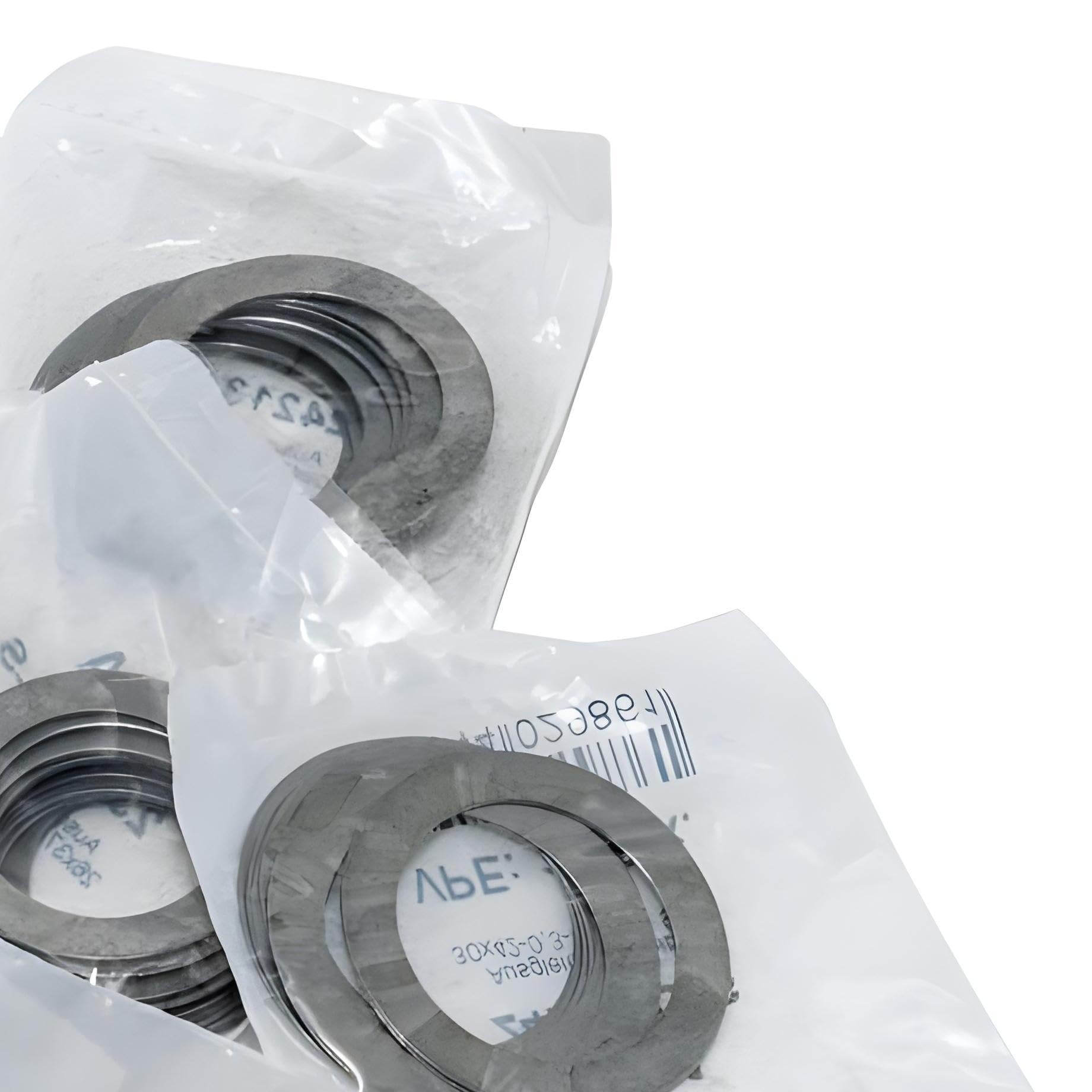 Set Ausgleichsscheiben, je 10x Stück, Gesamt: 90 Stück für Soemtron-Motor SR1, SR2, SR2E, KR50, SR4-1 Spatz - zur Kurbelwelle und Abtriebswelle - DIN 988-ST