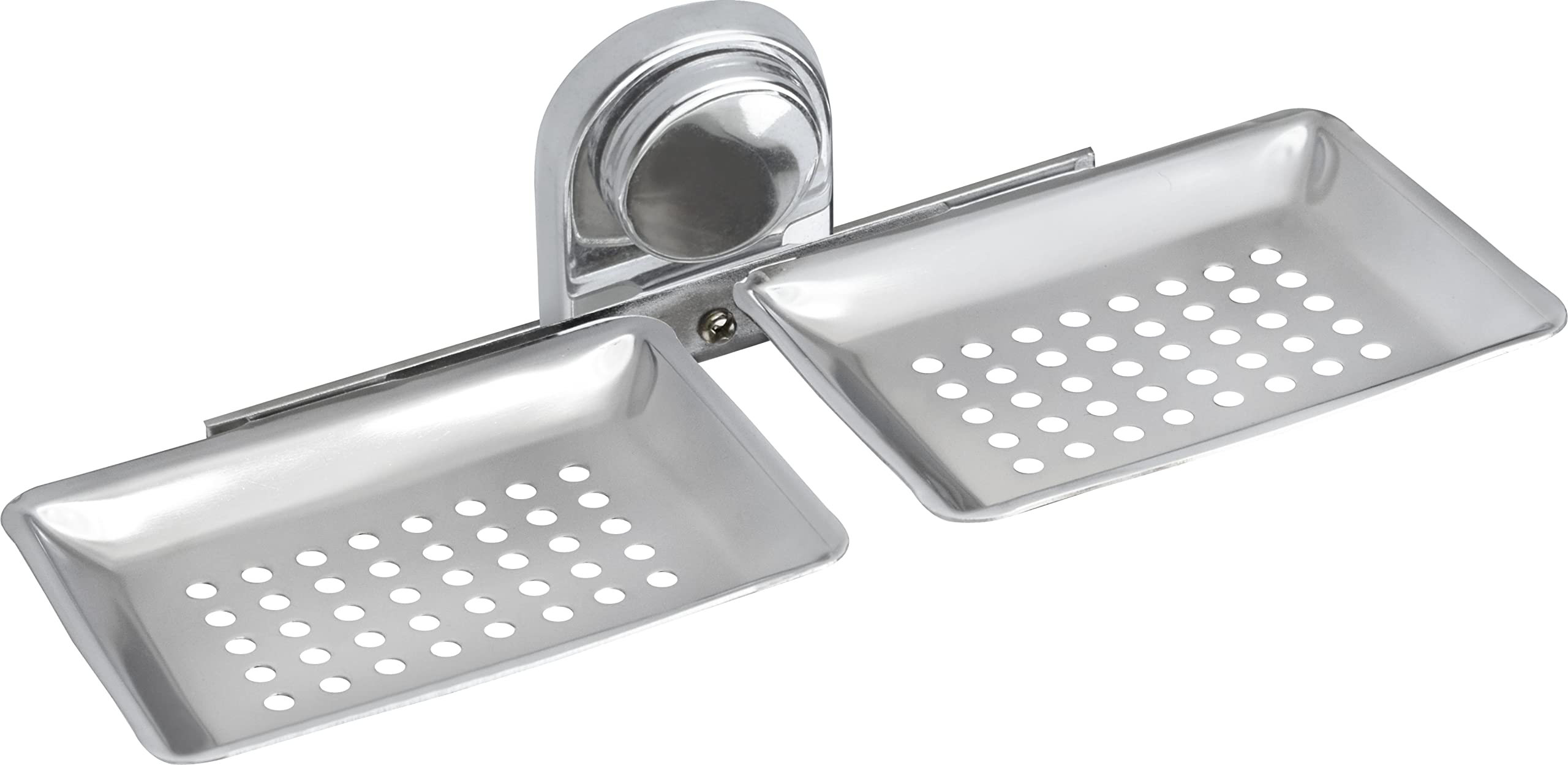 RAB Soap Dish Double Multi-Purpose Bathroom Accessories (Code:- Delight, SOAP Dish DUBL SQR) (4NO Jali)