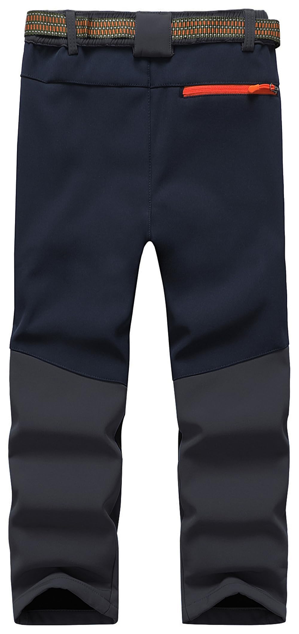 Pantalon Ski Enfant Imperméable Hiver Pantalon Randonnee Doublé Polaire Thermique Softshell Outdoor
