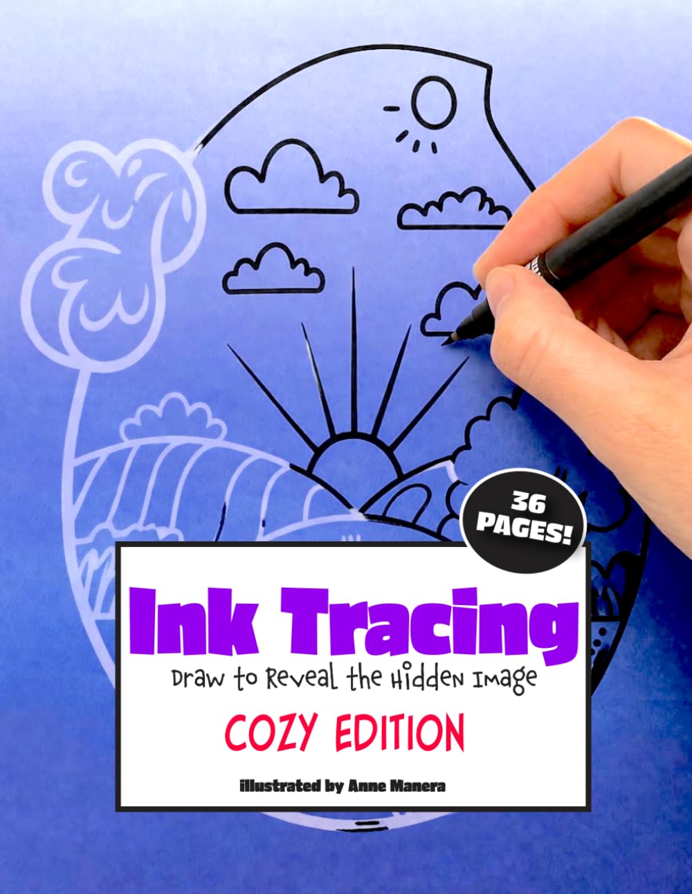 Ink Tracing Draw to Reveal the Hidden Image Cozy Edition