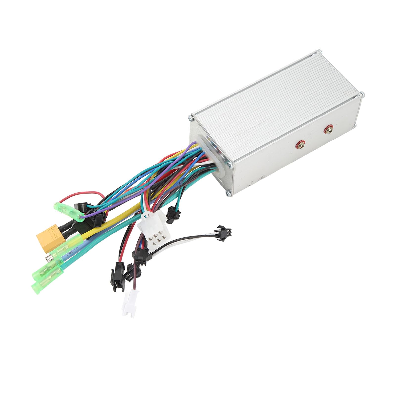 BuyWeek Kit de Contrôleur de Moteur sans Balais pour Vélo Électrique, 36V 48V 1000W 38A Contrôleur à Onde Sinusoïdale et Poignée d'Accélérateur Torsion 124DX avec Panneau LCD