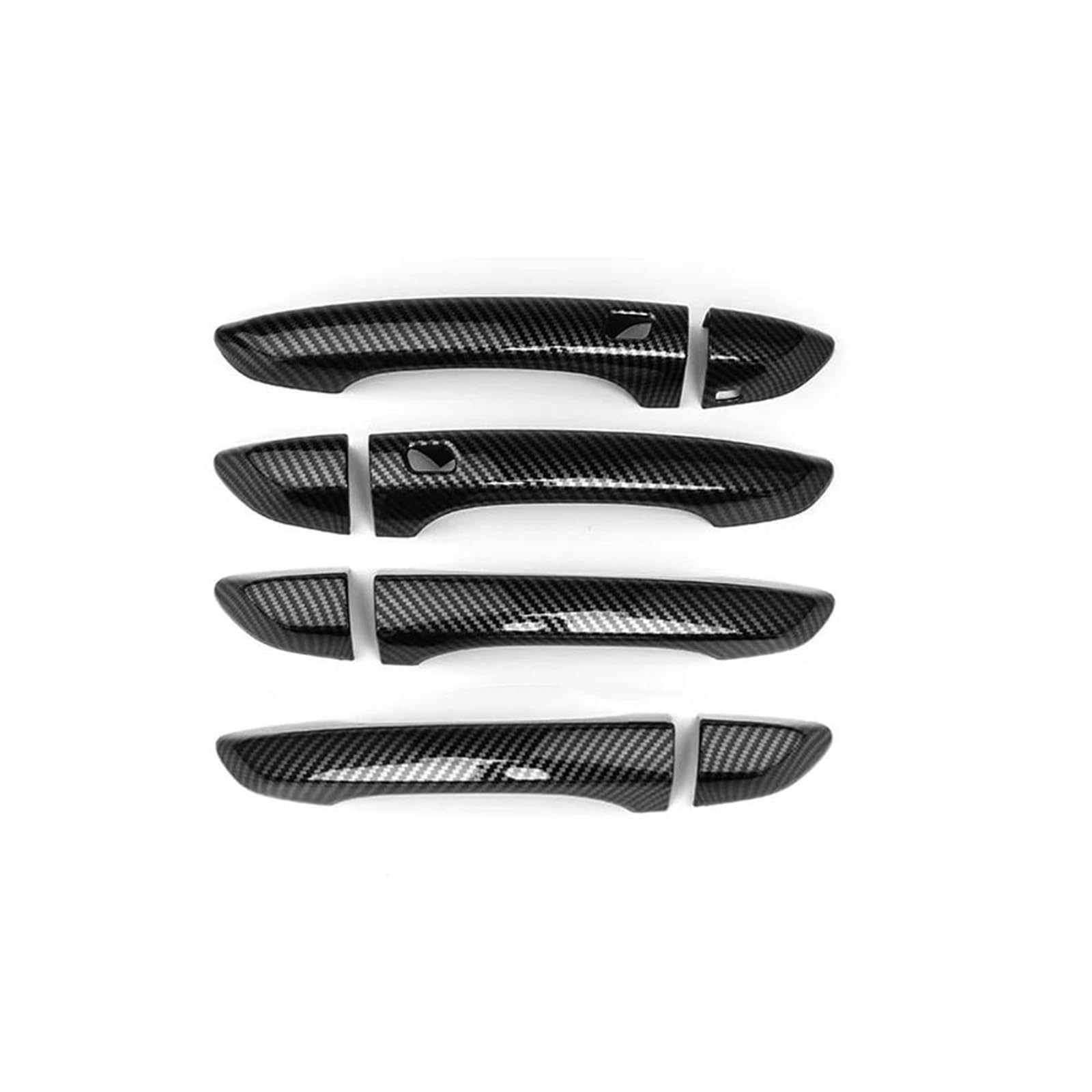 Noheeu Carbon Car Exterior Door Handle Grab Cover Trim Stickers Styling With Smart Key Hole For Kia For Stinger 2018-2022(Carbon)