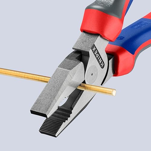 Miniatura 7 de KNIPEX Herramientas - Alicates combinados de alto apalancamiento, multicomponente (202200), 8 pulgadas