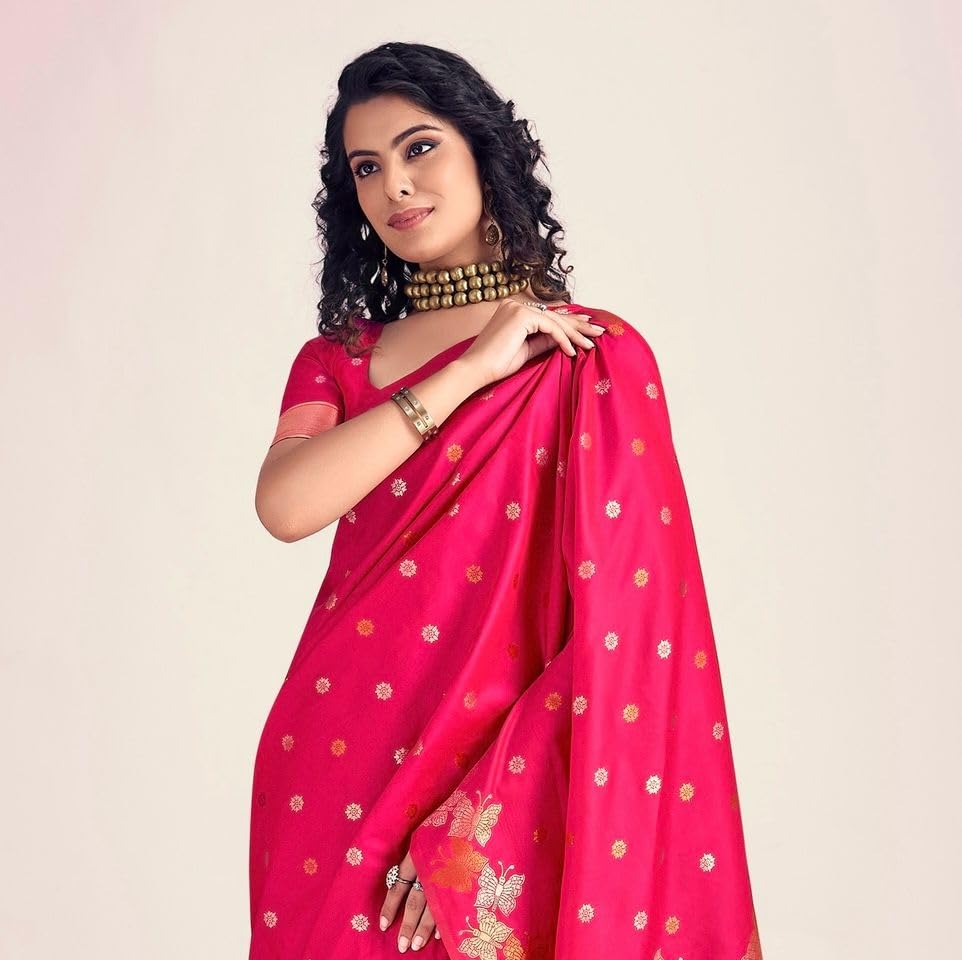 Image of Flosive Women's Kanchipuram Silk Saree