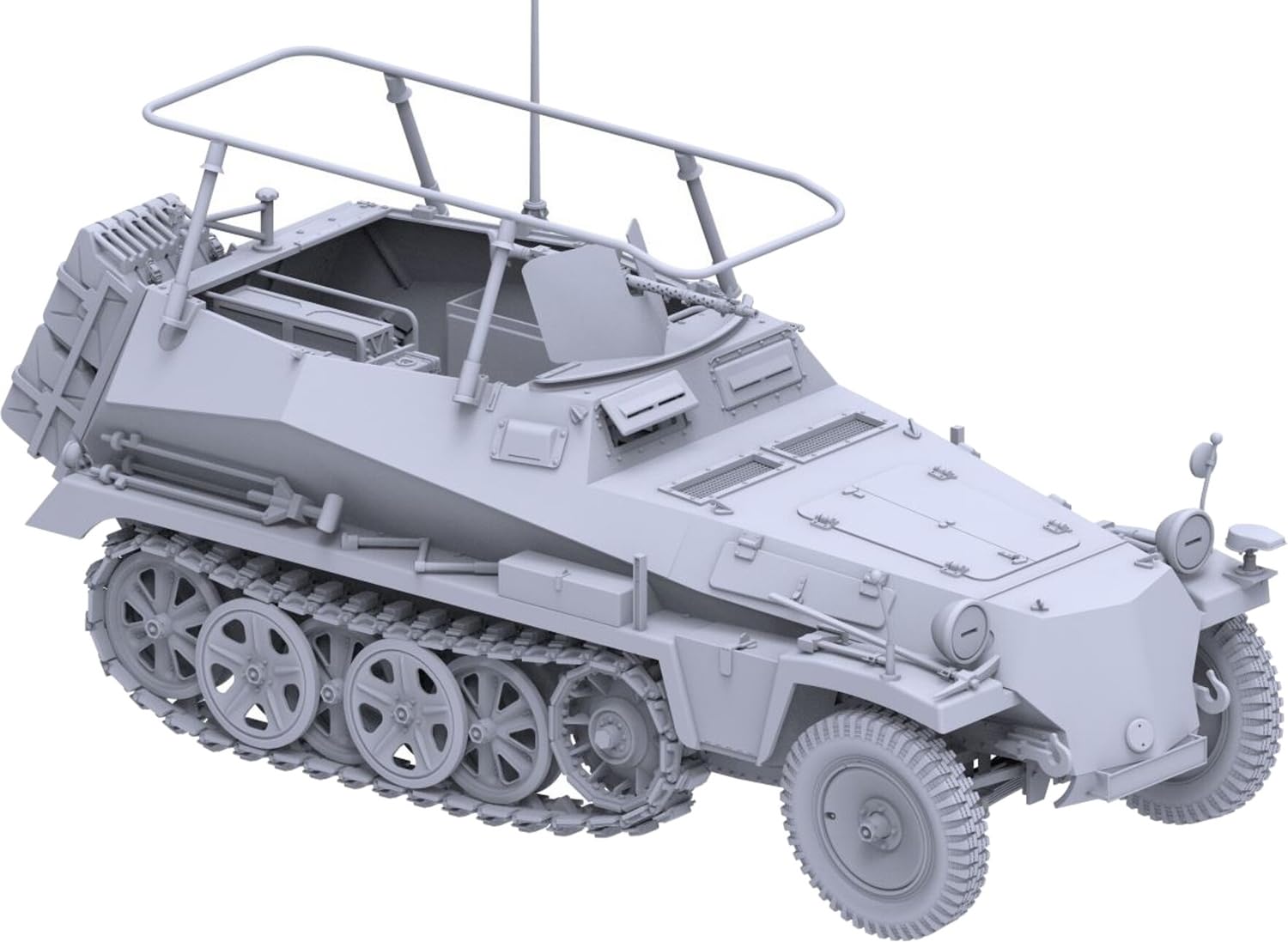 Darth Berk USCDW16019 1/16 Tedesco Sd.Kfz.250/3 Tipo A Modello Plastica (Veicolo Militare)