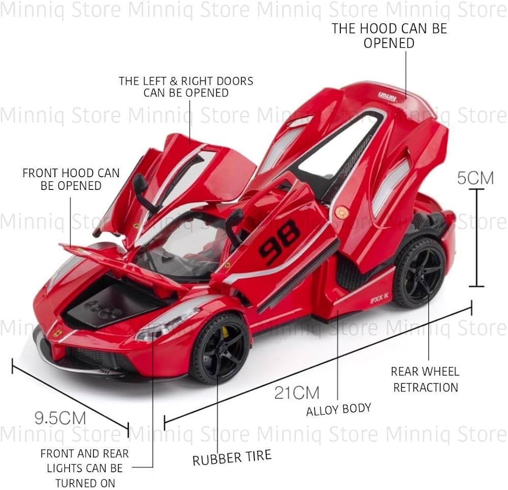 Minniq STORE 1/22 Model Car for Ferrari FXX K Race and LaFerrari