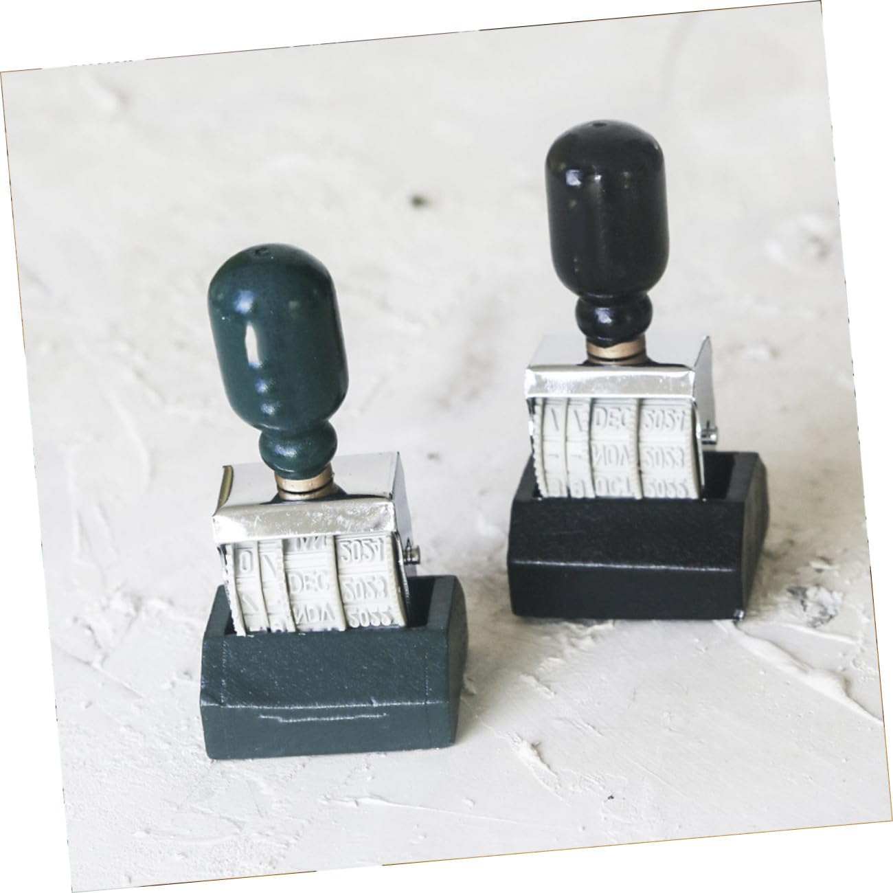 STOBOK 3stücke Vintage Datum Stempel Roller Knopf Stempel Für Scrapbooking Und Bastelprojekte Präzise Datumsstempel Für Geschenkanhänger Und Karten Einfach Zu Bedienen Klare
