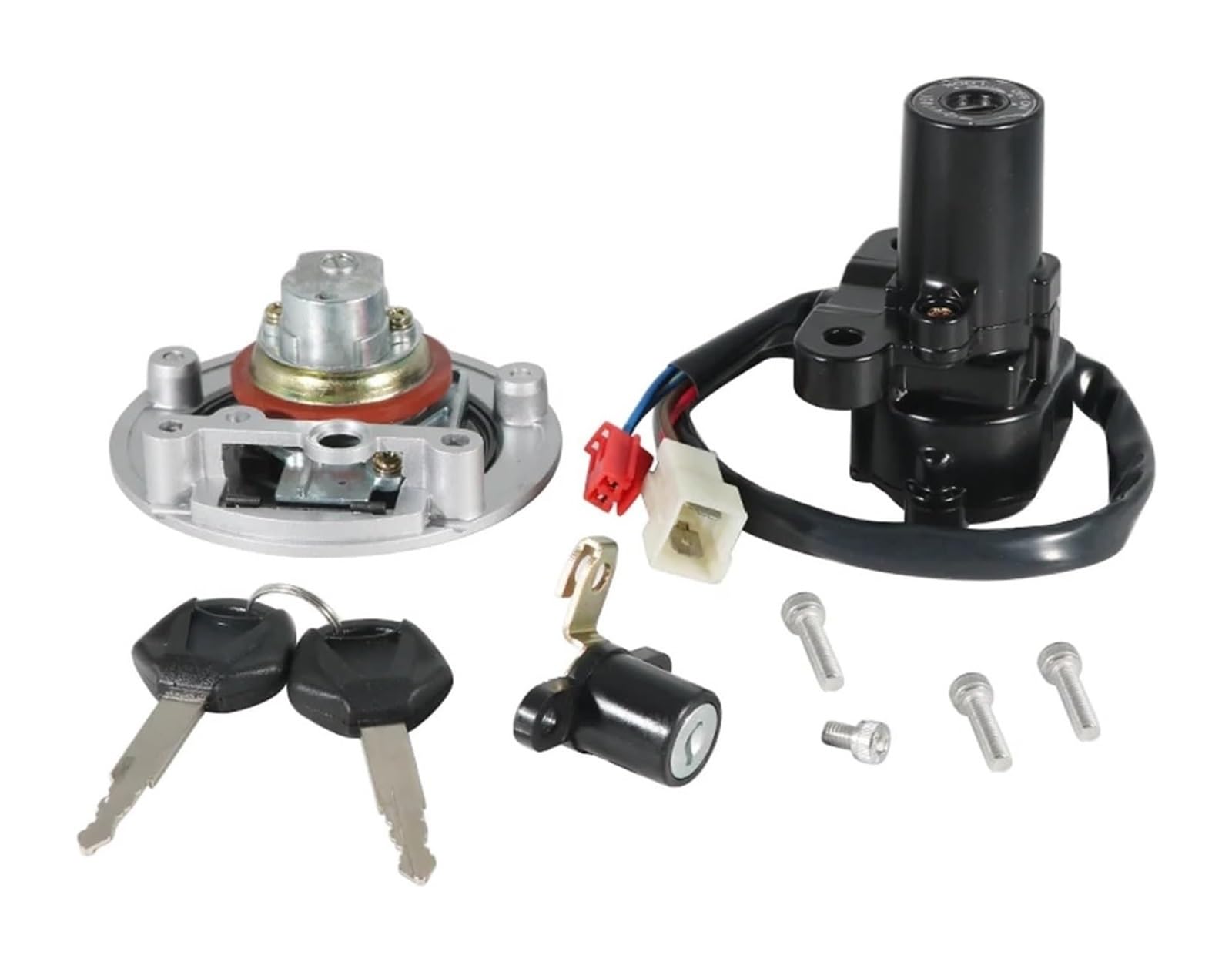 Blocco Accensione Per XT660 Per XT660Z Per Tenere MT03 Per YZF-R1 R1 XJ6 Per XJ6F Per XJ6N FJ09 FZ09 FZ07 Set Di Interruttori Blocco Chiave Accensione Per Moto Moto