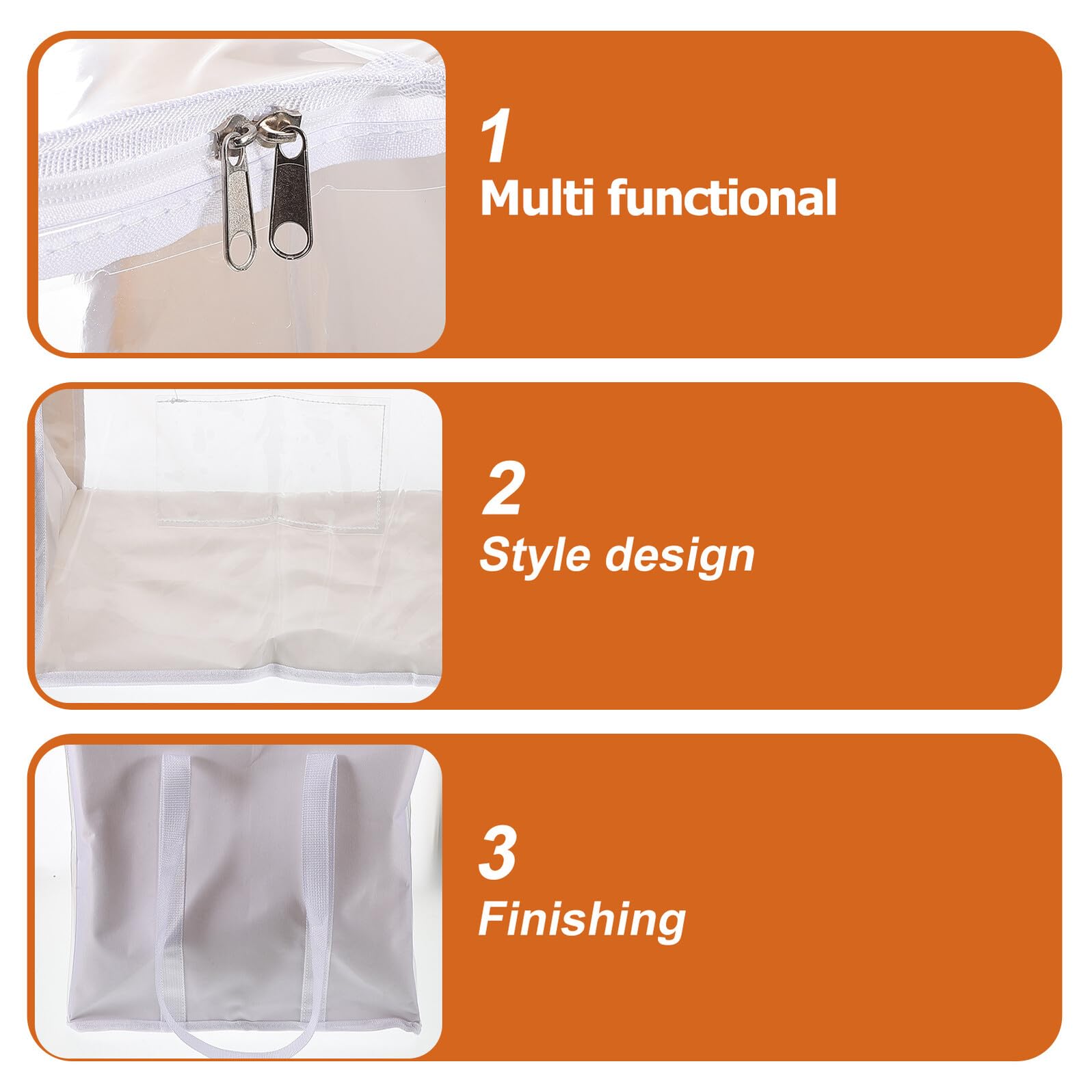 UPKOCH 2pezzi Contenitore Con Coperchio in Pvc Extra Grande Organizer Per Giochi Da Tavolo e Giocattoli Facile Accesso Con Cerniera Per Stanza Ragazzo Ragazza e Soggiorno