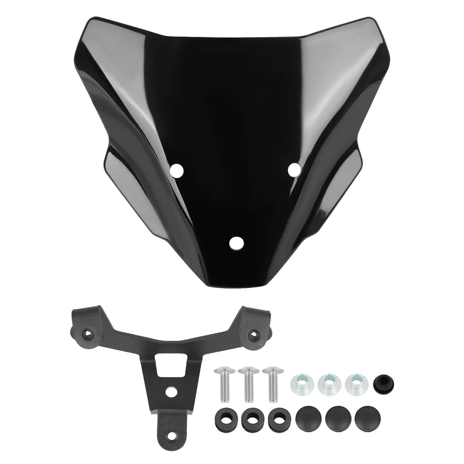 Frontscheibe Motorrad-Windschutzscheiben Für Yamaha MT-07 MT07 MT 07 2025 2026- Frontscheibe, Windabweiser, Verkleidungsvisier Spoiler