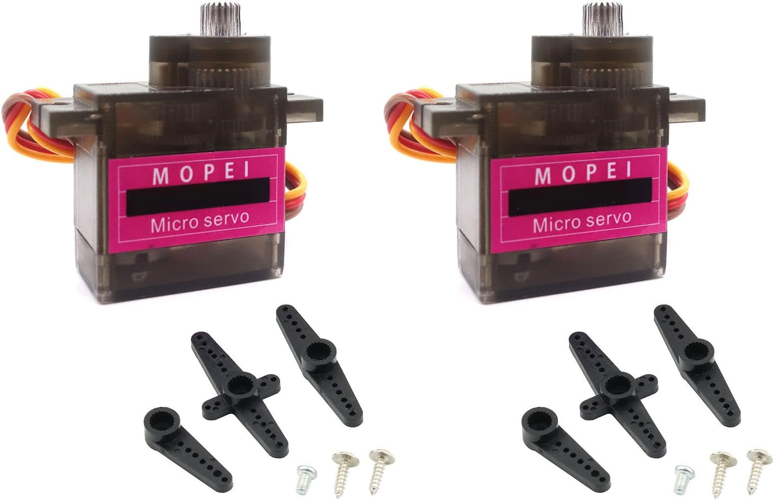 2pcs MG90S Servo Metal Gear Micro Servo for RC Helicopter Plane Car Boat