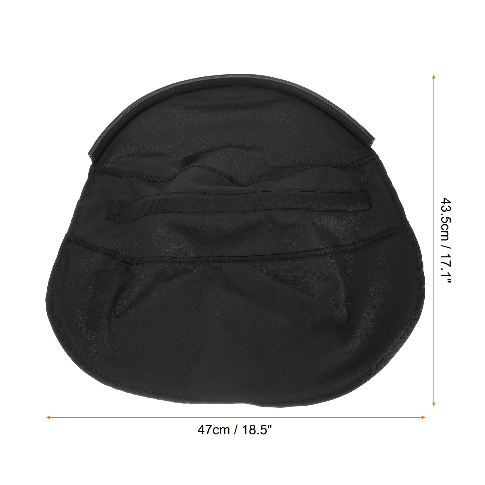 sourcing map Schweißhelmbezug FR Baumwolle Schweißhelm Erweiterte Headcover Schweißkopfhaube Schweißhaube Zubehör mit Presspassdichtung für die meisten Schweißhelme, Schwarz