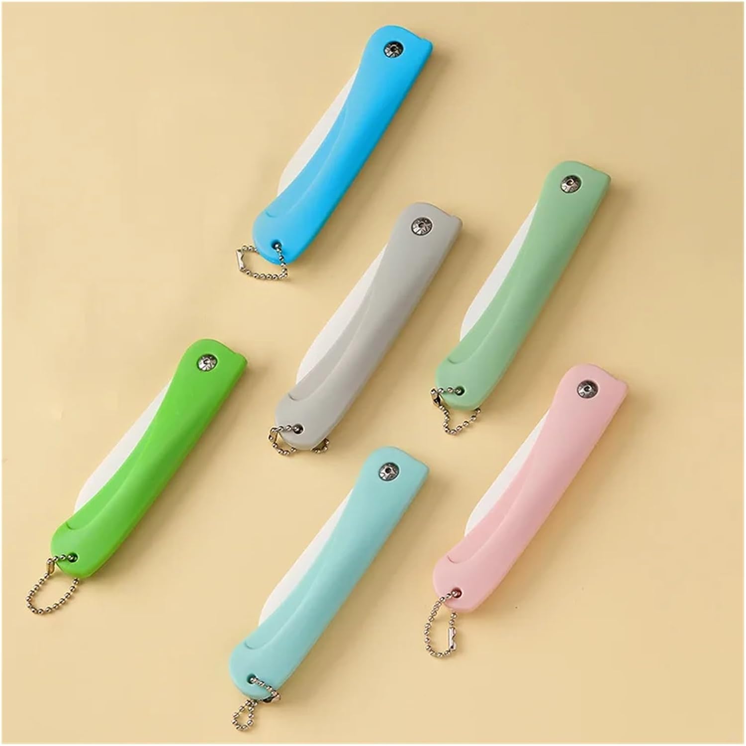 Fit for Portable Ceramic Folding Knife - Multi-functional Small Kitchen Cutting Tool for Fruits and Vegetables(3-Pcs Set)