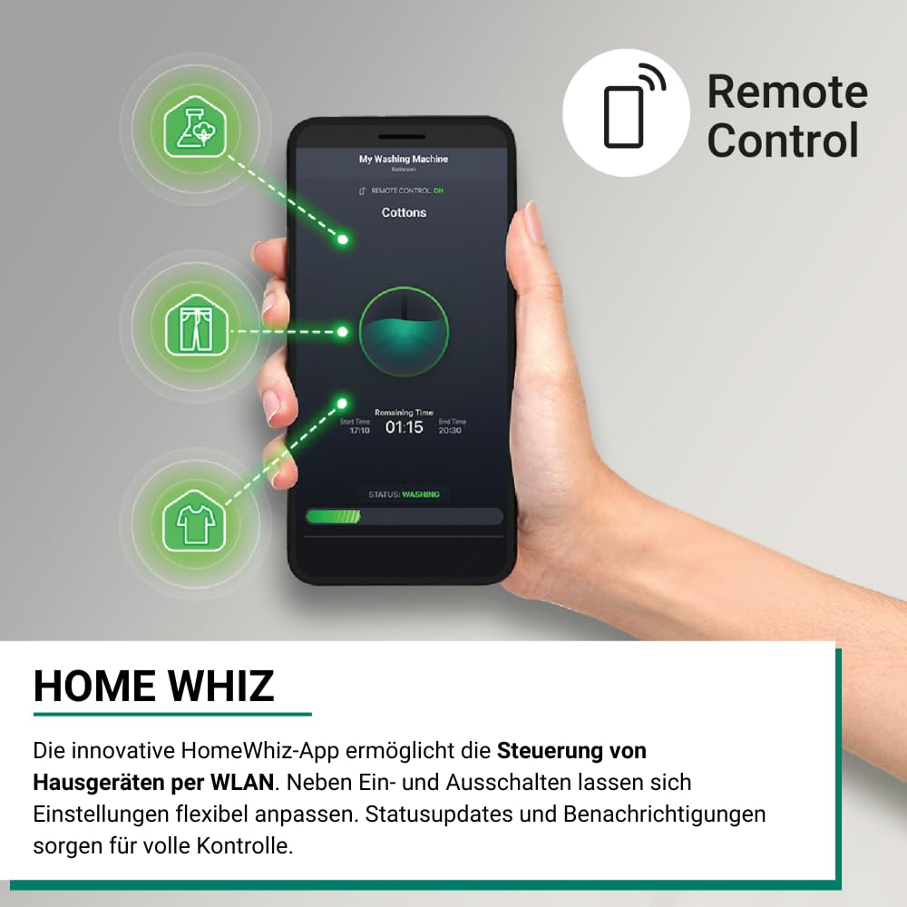 Bauknecht BD 9C WBS Wärmepumpentrockner 9 kg Precision Dry Inverter Motor Silent Spin HomeWhiz App