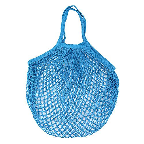 BOBOLover Red De Malla Bolsa De Tortuga Bolsa De Compras De Cadena Bolsa De Almacenamiento De Frutas Reutilizables Totes (Azul)