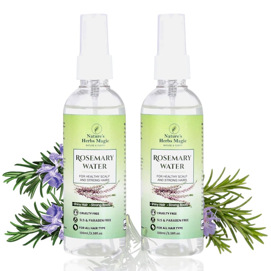 Nature’s Herbs Rosemary Hair Spray with Natural Rosemary Water | Hair Growth & Scalp Care Spray | Anti Hair Fall Hair St