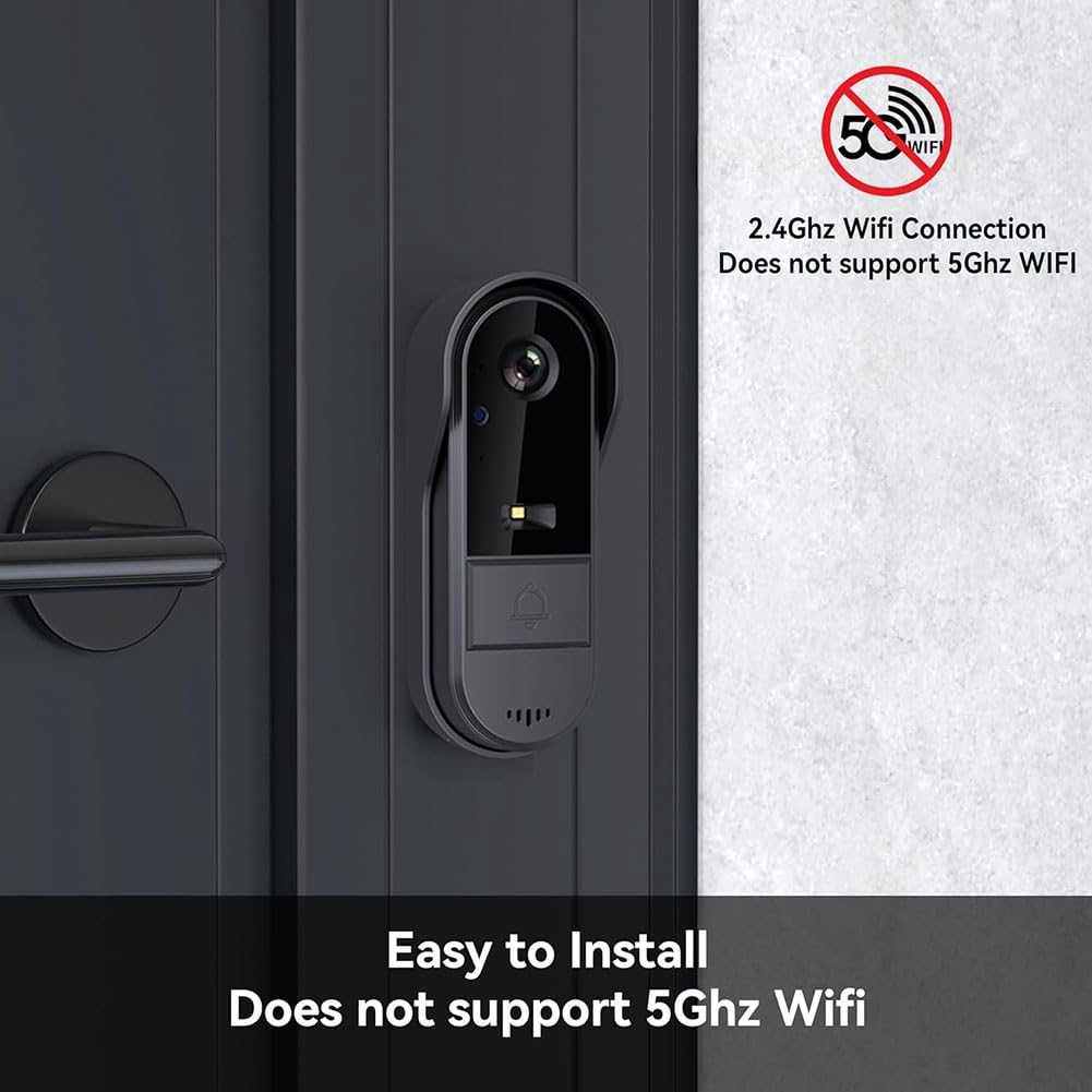 WiFi bezprzewodowy inteligentny dzwonek wideo dwukierunkowy zewnętrzny 1080p HD kamera bezprzewodowy domofon głos inteligentny wodoodporny dzwonek do drzwi