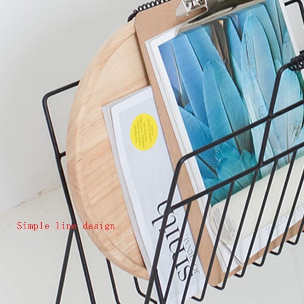 Newspaper and Magazine Rack for Bathroom Storage,Metal Bin,Freestanding