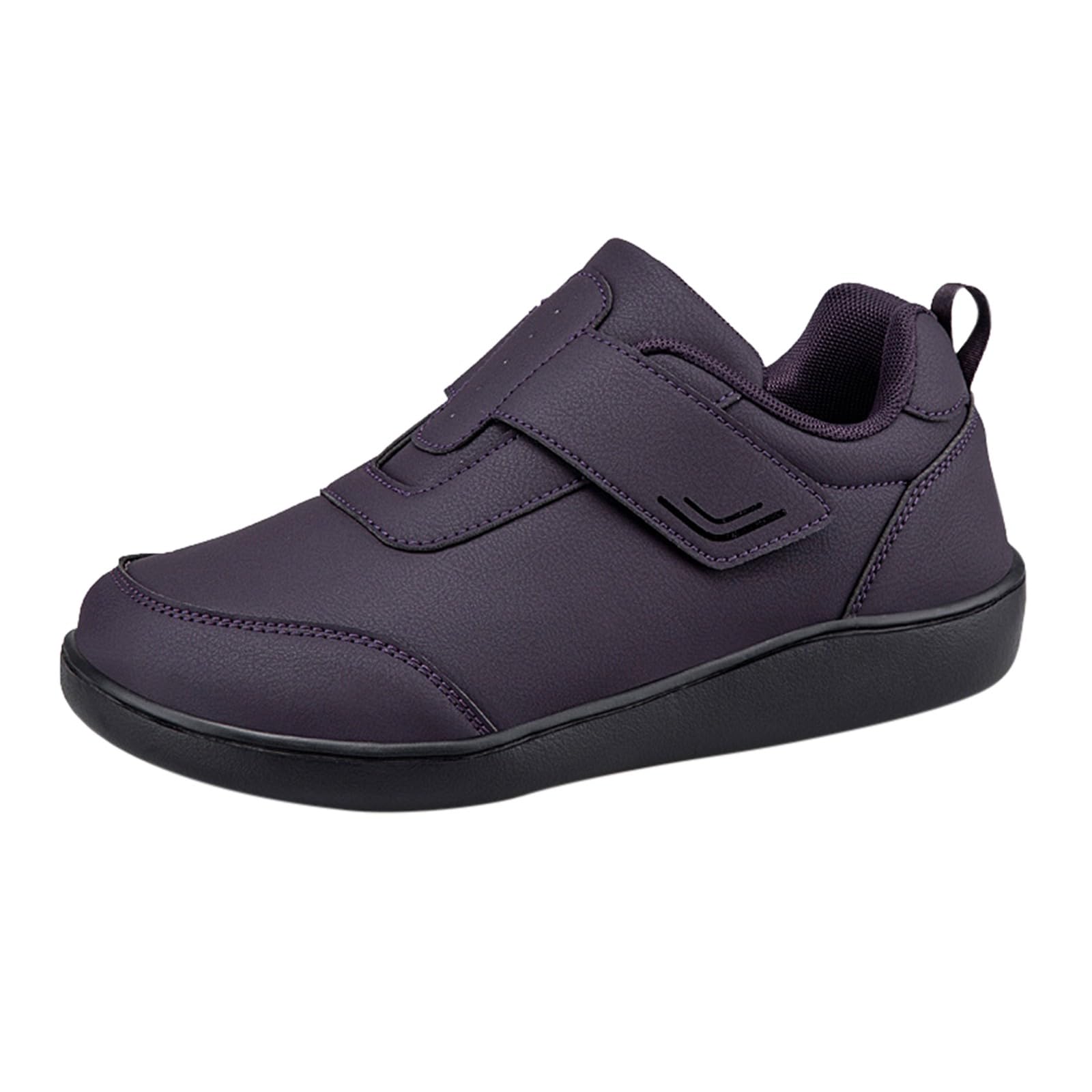 Chaussons Homme Hiver Chaud Fantaisie Chaussures en Cuir Grande Taille pour Le Printemps et l'automne, modèle à Bout Large sans Lacets, Confortables pour la Marche, idéales Sandales Homme Taille 6