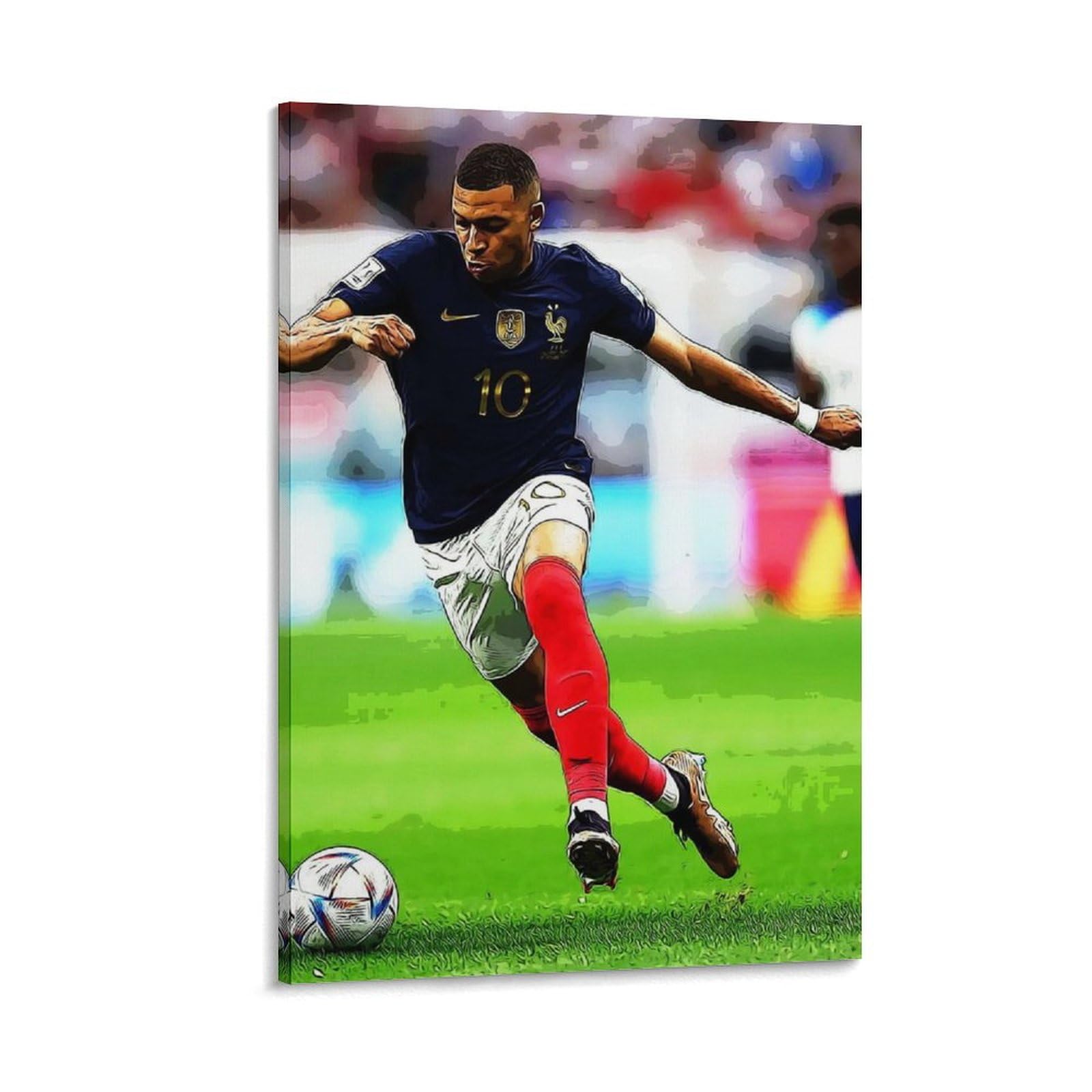 Amazon.co.jp: サッカーキリアン・エムバペポスター壁の絵 ウォールアート 部屋飾り キャンバス 絵画 ベッドルーム ポスター リビング  壁の 絵24x36inch(60x90cm) : ホーム＆キッチン YOXORDQ 3ピース サッカーキャンバス絵画 ウォールアート キッズサッカーポスター  ..., image size:1600x1600