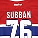 Reebok PK Subban Montreal Candiens NHL Infant Red Official Replica Home Jersey (18M)