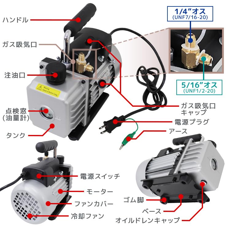 Amazon.co.jp: WEIMALL エアコンガスチャージ マニホールドゲージ
